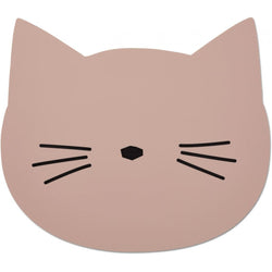 Silikonová podložka LIEWOOD Kočička - Růžová - Lavly
