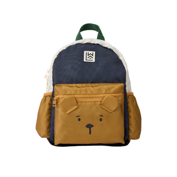 LIEWOOD Andreas gyermek hátizsák - Bear Classic Navy Multi Mix