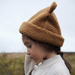 LIEWOOD Bibi Pile Beanie füles sapka - Golden Caramel