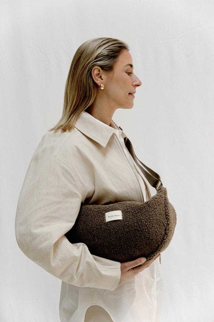 STUDIO NOOS Brown Teddy Adult Fanny Pack