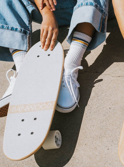 BANWOOD Skateboard - White