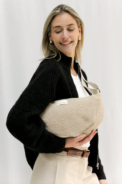 STUDIO NOOS Crossbody övtáska - Teddy Ecru