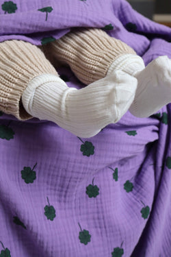 STUDIO NOOS Muszlin pelenka - Purple Clover