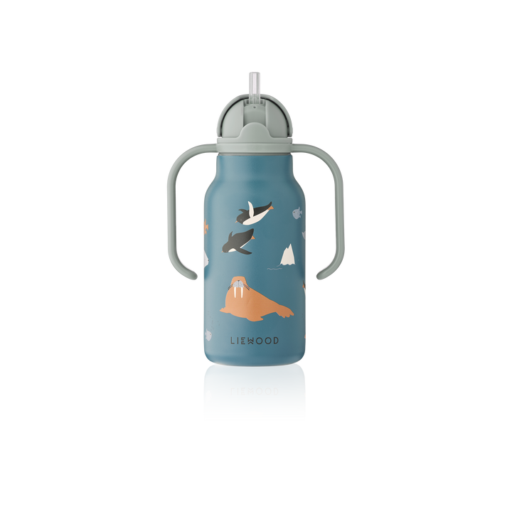 LIEWOOD Kimmie hőpalack - Arctic Sea / Ocean View - 250 ml