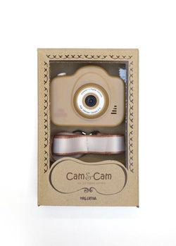 MRS. ERTHA Cam Cam digitális fényképezőgép gyerekeknek - Verzió II Peanut Beige