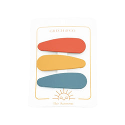 GRECH & CO. Hajcsatok - Crimson, Tuscany, Desert Teal