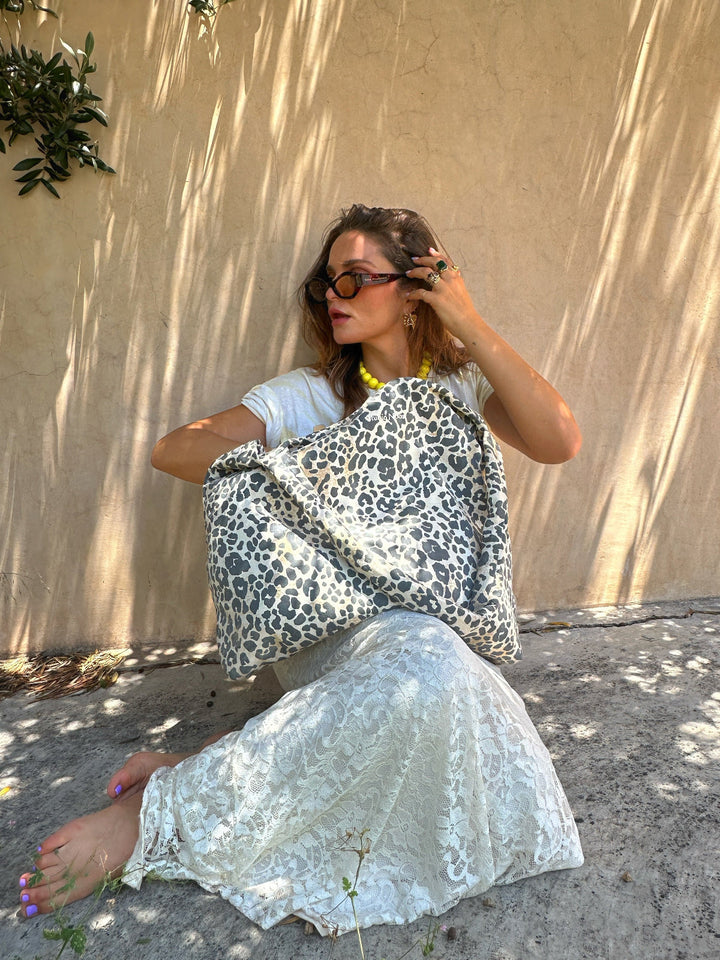 STUDIO NOOS Táska - Soft Cotton Leopard