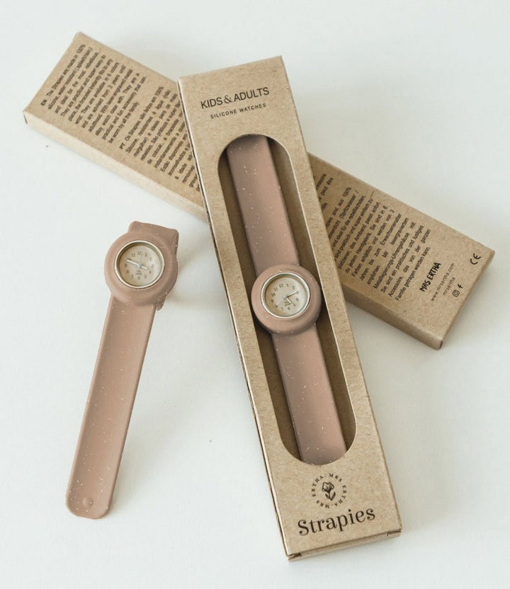 Dětské hodinky MRS. ERTHA Strapies Blush | Stylové doplňky pro děti a ženy | Lavly.cz