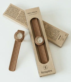 Dětské hodinky MRS. ERTHA Strapies Vintage Squares | Stylové doplňky pro děti a ženy | Lavly.cz