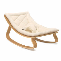 Dětské houpací lehátko CHARLIE CRANE Levo Organic White | Stylové doplňky pro děti a ženy | Lavly.cz