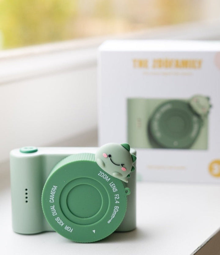 Dětský digitální foťák ZOOFAMILY Urban Zoo Dino Green | Stylové doplňky pro děti a ženy | Lavly.cz