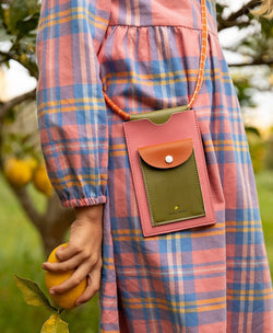STICKY LEMON Telefontartó táska XL - Flower Pink