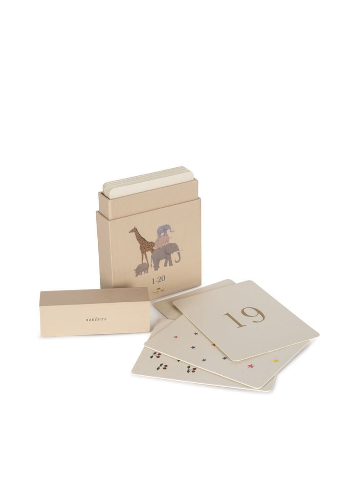 Kartonové kartičky KONGES SLOJD Čísla | Stylové doplňky pro děti a ženy | Lavly.cz
