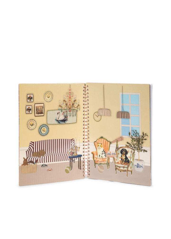 Knížka se samolepkami My Sticker Book KONGES SLOJD Dusty Pink | Stylové doplňky pro děti a ženy | Lavly.cz