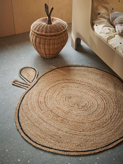 Koberec z juty FERM LIVING Apple | Stylové doplňky pro děti a ženy | Lavly.cz