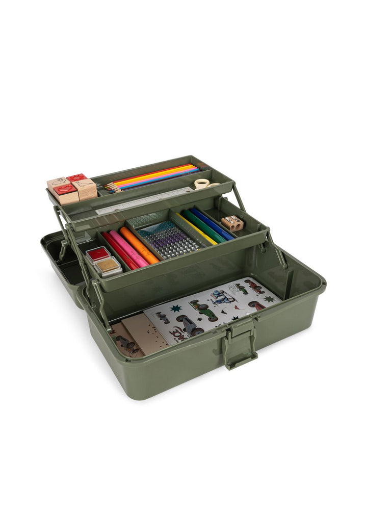 Kreativní kufřík na tvoření – organizér + výtvarné potřeby KONGES SLOJD Olivine | Stylové doplňky pro děti a ženy | Lavly.cz