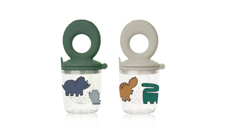 Krmící dudlíky LIEWOOD Miranda Dinosaurs / Mist | Stylové doplňky pro děti a ženy | Lavly.cz