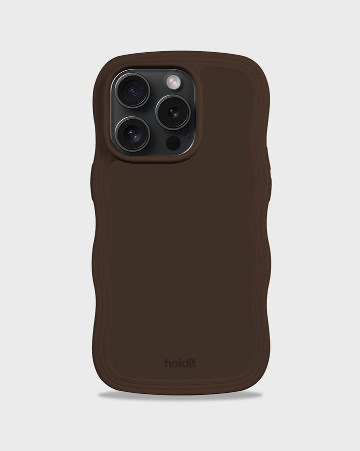 Kryt na iPhone HOLDIT Wavy Chocolate | Lavly.cz