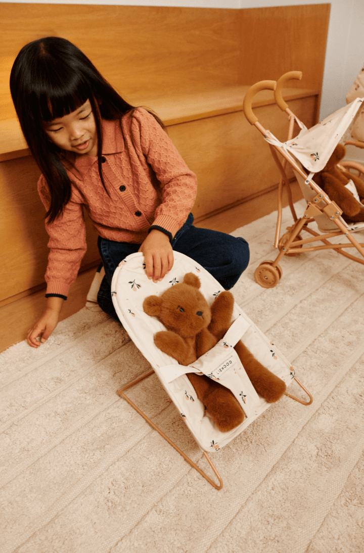 Lehátko pro panenky LIEWOOD Mabel Peach / Sea Shell | Stylové doplňky pro děti a ženy | Lavly.cz