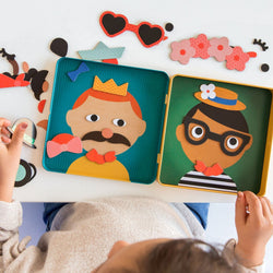 Magnetická skládačka PETIT COLLAGE Veselé obličeje | Stylové doplňky pro děti a ženy | Lavly.cz