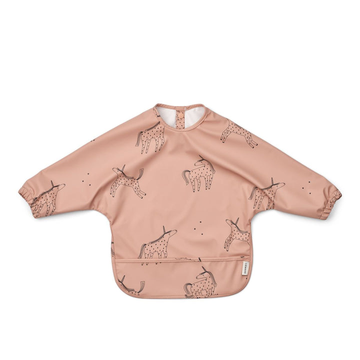 Nepromokavý bryndák s rukávy LIEWOOD Merle Unicorn / Pale Tuscany | Stylové doplňky pro děti a ženy | Lavly.cz