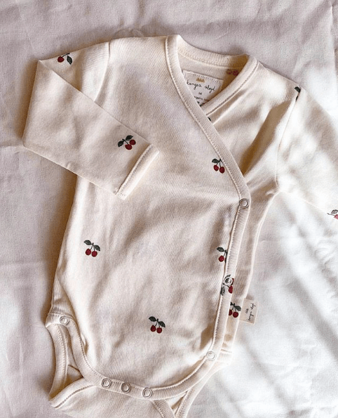 Novorozenecké body KONGES SLOJD Cherry | Stylové doplňky pro děti a ženy | Lavly.cz