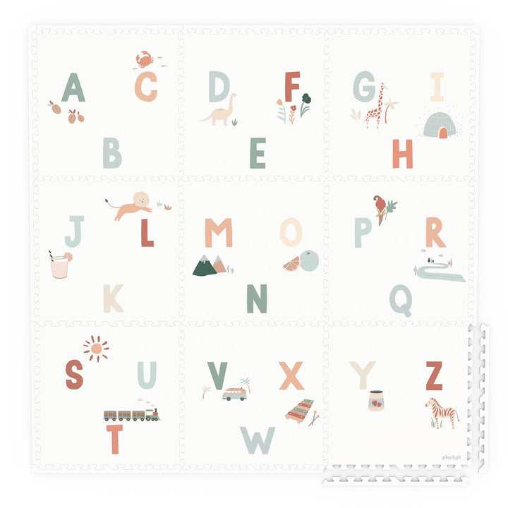 Oboustranná puzzle podložka PLAY&GO Abeceda / Terazzo | Stylové doplňky pro děti a ženy | Lavly.cz