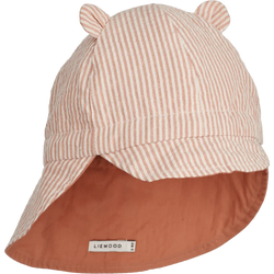 Oboustranný letní klobouk LIEWOOD Gorm Seersucker Proužky Tuscany Rose / Sandy | Stylové doplňky pro děti a ženy | Lavly.cz