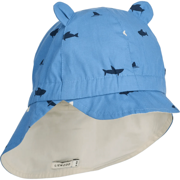 Oboustranný letní klobouk LIEWOOD Gorm Shark / Riverside | Stylové doplňky pro děti a ženy | Lavly.cz