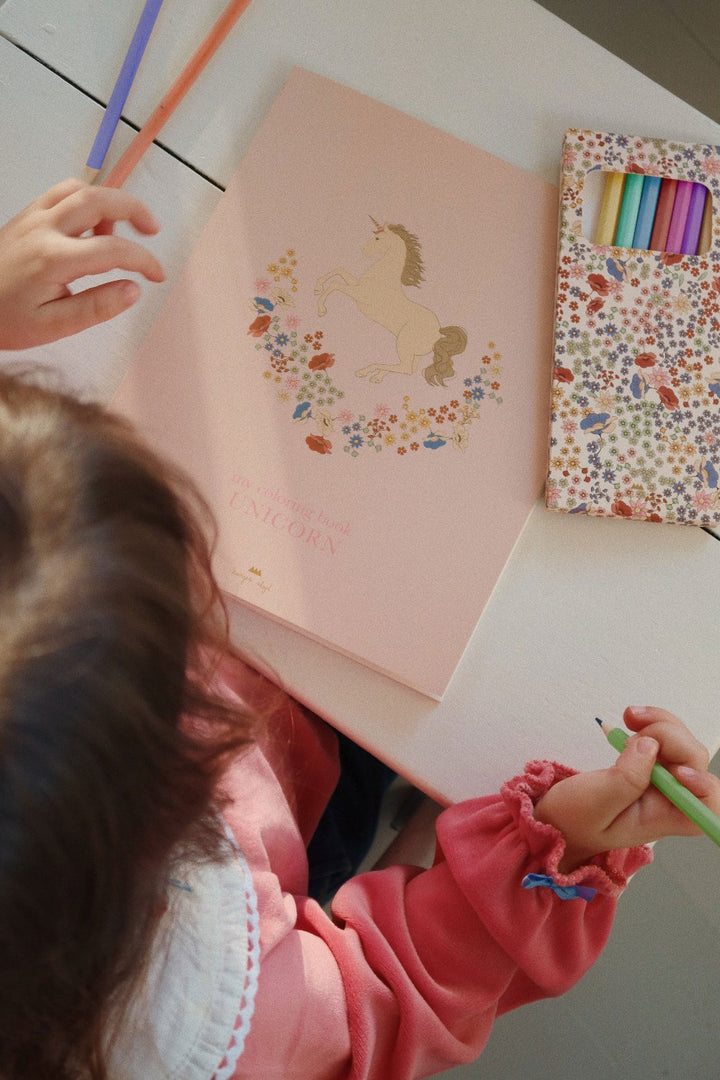Omalovánky s pastelkami KONGES SLOJD Unicorn | Stylové doplňky pro děti a ženy | Lavly.cz