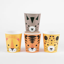 Papírové kelímky Mini Animals | Stylové doplňky pro děti a ženy | Lavly.cz