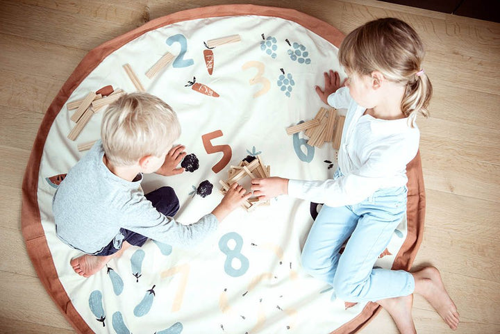 PLAY&GO Hrací podložka / vak na hračky Čísla | Stylové doplňky pro děti a ženy | Lavly.cz