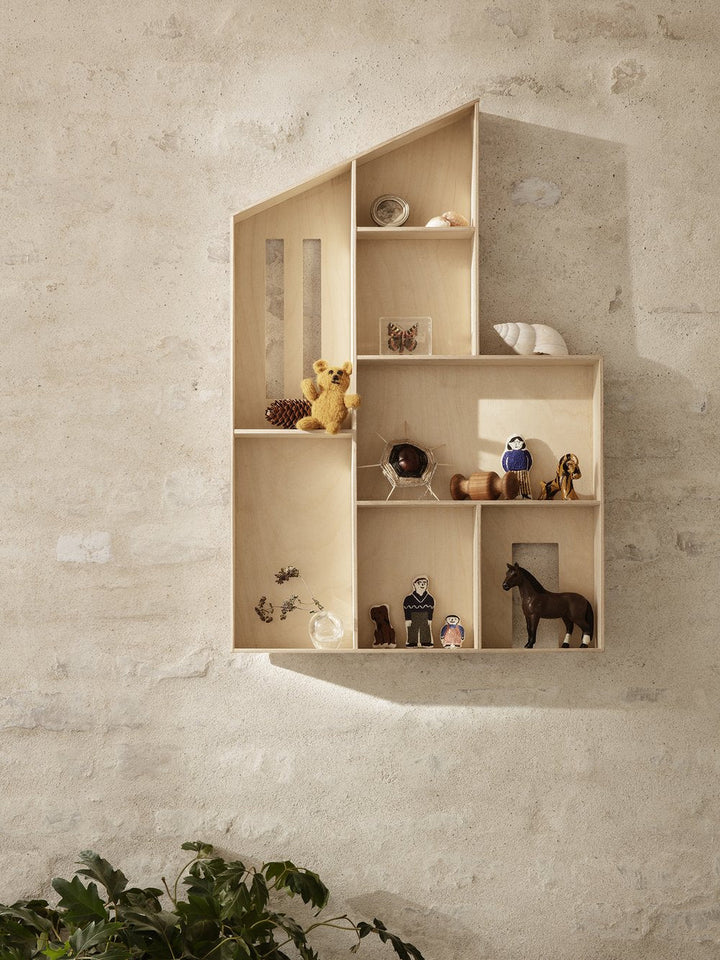Polička FERM LIVING Miniature Funkis House | Stylové doplňky pro děti a ženy | Lavly.cz