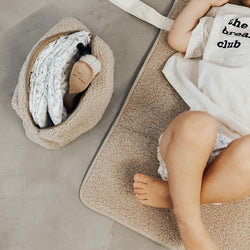 Přebalovací podložka STUDIO NOOS Teddy Ecru | Stylové doplňky pro děti a ženy | Lavly.cz