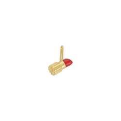 Přívěsek DESIGN LETTERS Darling Charm Lipstick Zlato | Lavly.cz