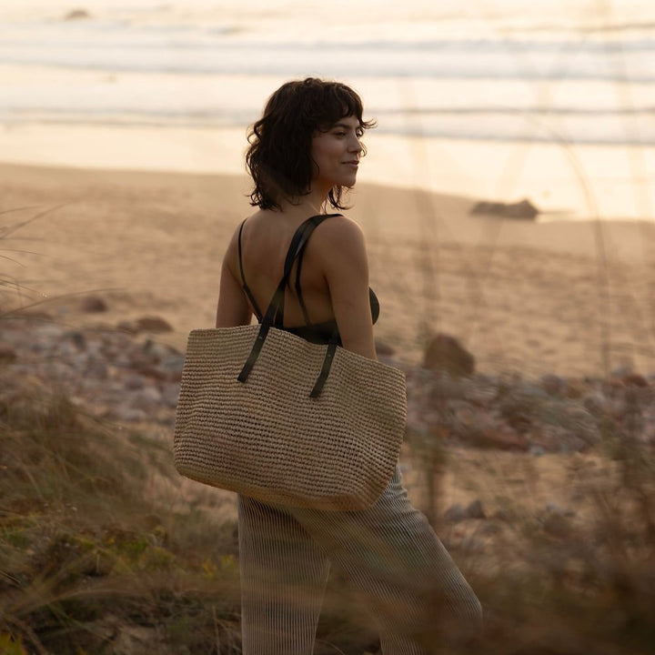 Proutěná taška MONK & ANNA Kami Black | Stylové doplňky pro děti a ženy | Lavly.cz