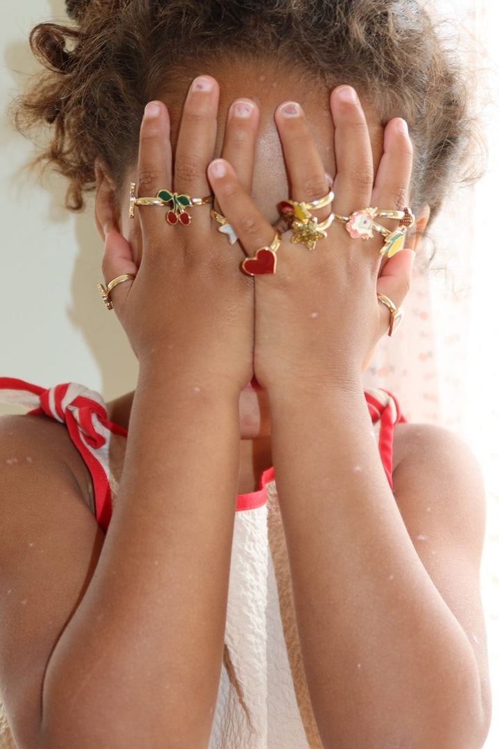 Sada dětských prstenů KONGES SLOJD 12 kusů | Stylové doplňky pro děti a ženy | Lavly.cz