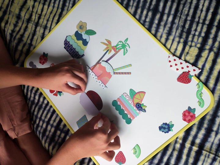 Sada magnetických obrázků Ma Cabane a Reves Cupcakes | Stylové doplňky pro děti a ženy | Lavly.cz