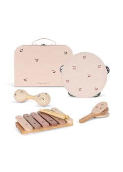 Set čtyř hudebních nástrojů KONGES SLOJD Cherry Glossy | Stylové doplňky pro děti a ženy | Lavly.cz
