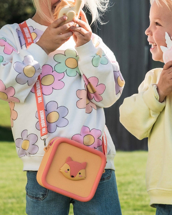 Silikonová kabelka na foťák / vysílačku ZOOFAMILY Fox | Stylové doplňky pro děti a ženy | Lavly.cz