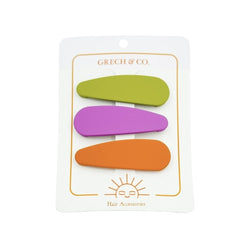 Sponky do vlasů GRECH & CO. Chartreuse, Aster, Sienna | Stylové doplňky pro děti a ženy | Lavly.cz