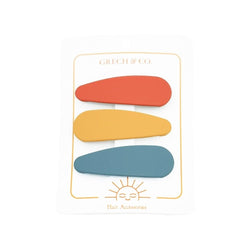 Sponky do vlasů GRECH & CO. Crimson, Tuscany, Desert Teal | Stylové doplňky pro děti a ženy | Lavly.cz