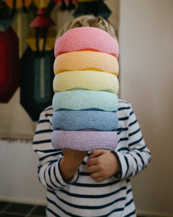 STAPELSTEIN® MINI 6 ks Original Rainbow Pastel Balanční kameny | Stylové doplňky pro děti a ženy | Lavly.cz