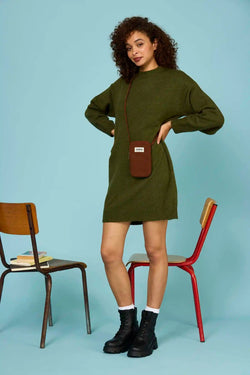 Taštička na mobil HINDBAG Bill Chocolate | Stylové doplňky pro děti a ženy | Lavly.cz