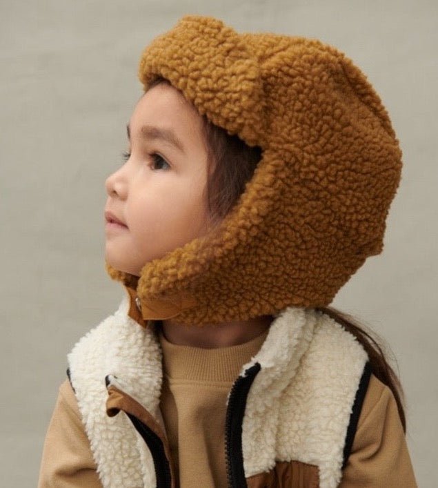 Teddy ušanka LIEWOOD Bravo Golden Caramel | Stylové doplňky pro děti a ženy | Lavly.cz