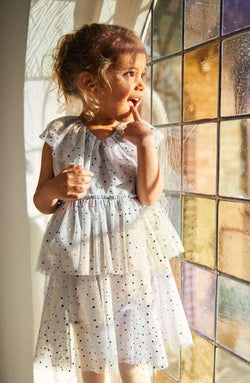 Tylové šaty KONGES SLOJD Fairy Dress Nuit Etoile | Stylové doplňky pro děti a ženy | Lavly.cz