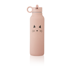 LIEWOOD Falk hőpalack - Rózsaszín cica - 500 ml