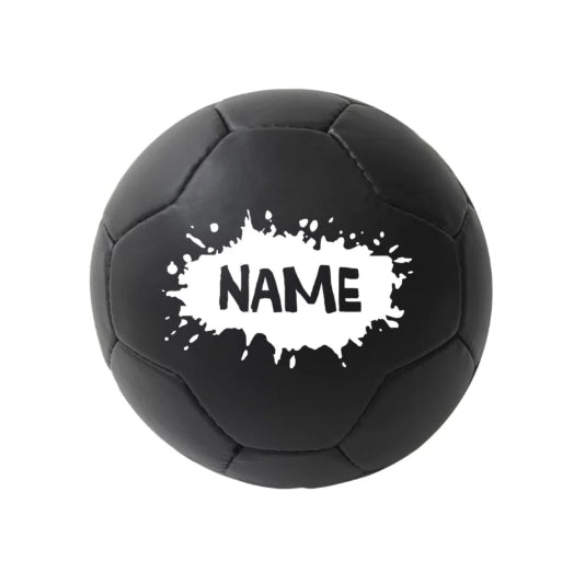 Fotbalový míč VAN PAULINE černý - Se jménem - Lavly