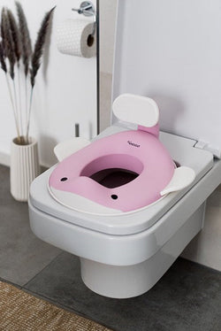 KINDSGUT WC ülőke gyerekeknek - Rózsaszín bálna