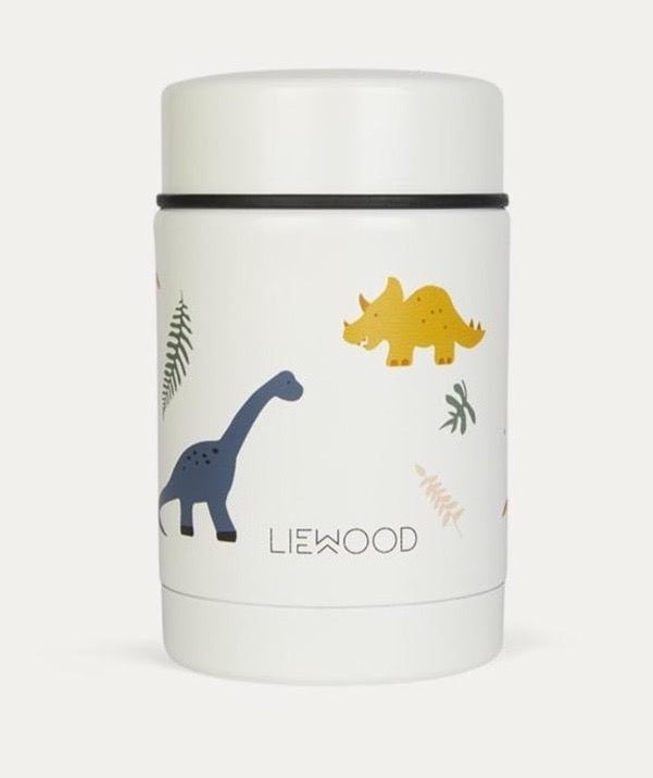 LIEWOOD Nadja termosz ételre - Dinoszauruszok - 250 ml
